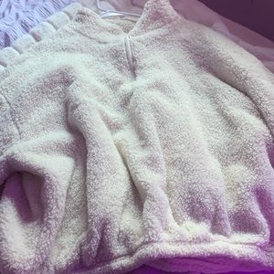 Fuzzy Zip Up jacket (Never Worn)